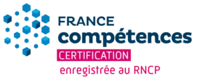 logo France compétences, certification RNCP pour MHD Formation