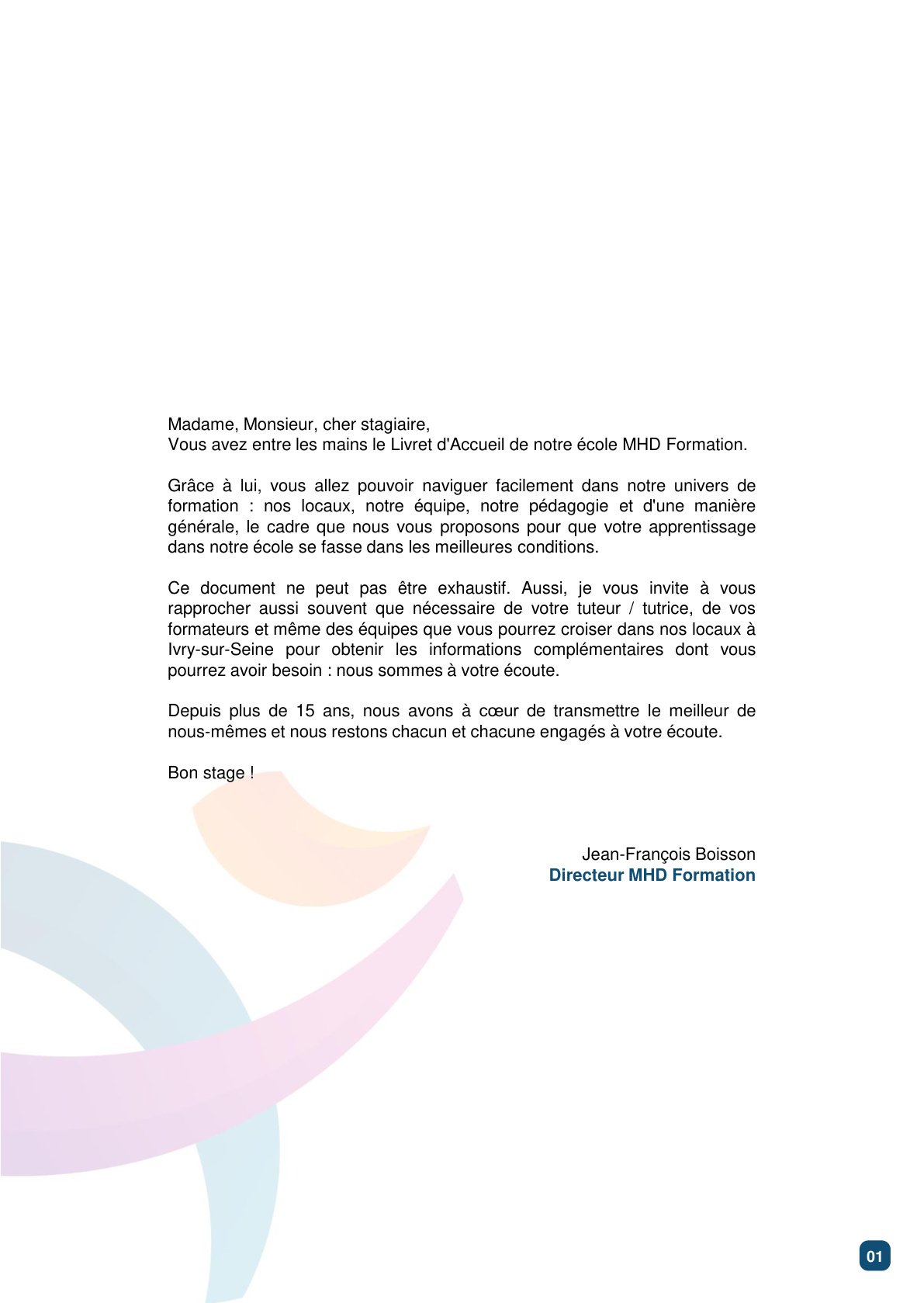 Mot d’accueil (aperçu PDF)